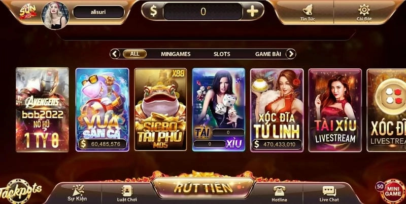  Đăng nhập Sunwin trên web với giao diện thân thiện, dễ sử dụng.